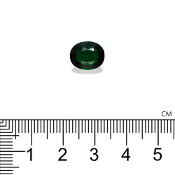 Ovale geslepen Basil Green Chrome Toermalijn van 3,94 karaat