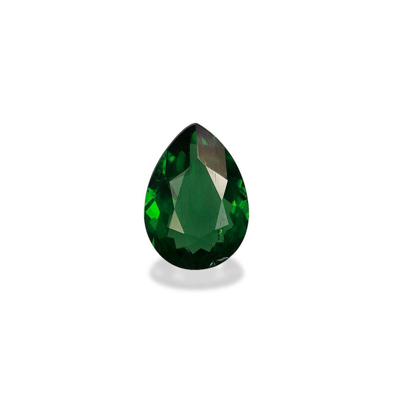 Pear-cut Chrome Tourmaline Basil Green 0.90 carats