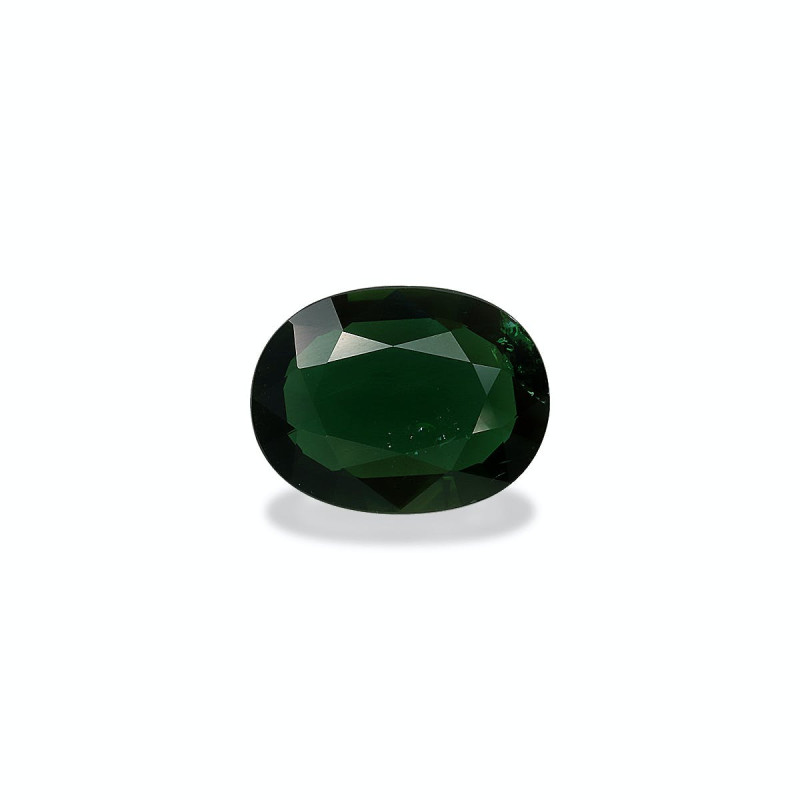 OVAL-cut Chrome Tourmaline Intense Green 3.89 carats