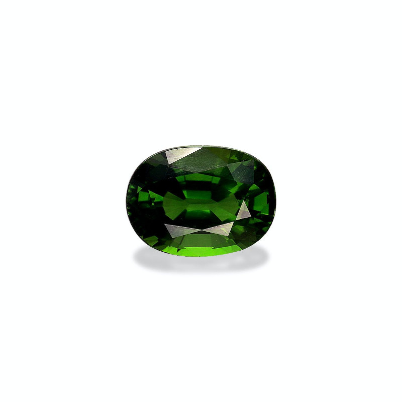 OVAL-cut Chrome Tourmaline Basil Green 1.77 carats