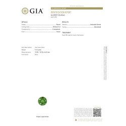 Granaat Demantoïde RONDE maat Mosgroen 5.12 karaat