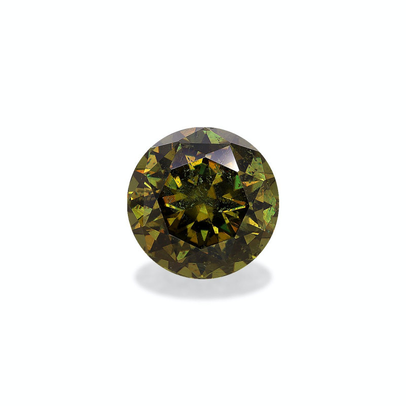 Grenat Démantoide taille ROND 棕色 11.04 carats