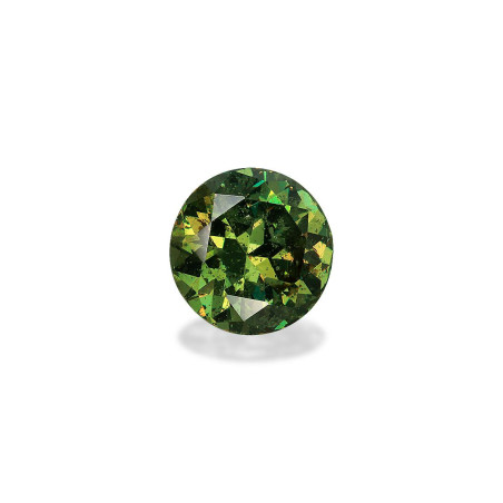 Granate Demantoide taille ROND Basil Green 5.36 carats