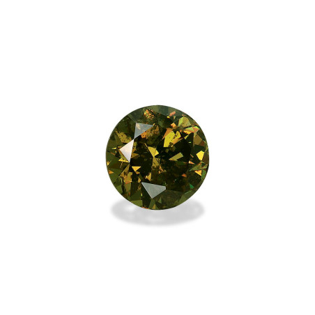 Granate Demantoide taille ROND Vert Olive 5.04 carats
