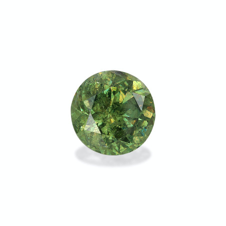 Granate Demantoide taille ROND Moss Green 4.28 carats