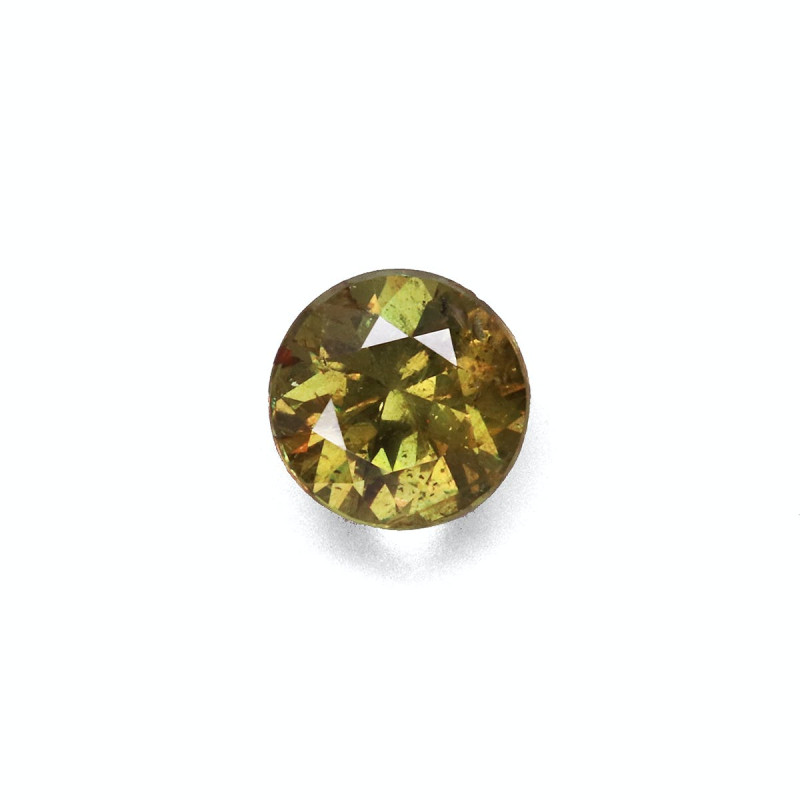 ROUND-cut Demantoid Garnet Forest Green 1.82 carats