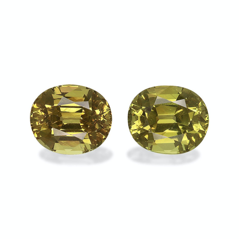 石榴石 taille 椭圆形 青柠绿 6.28 carats