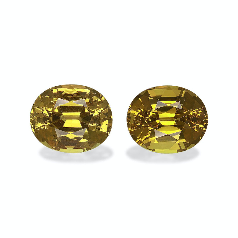 Grenat Grossulaire taille OVALE Golden Yellow 7.41 carats
