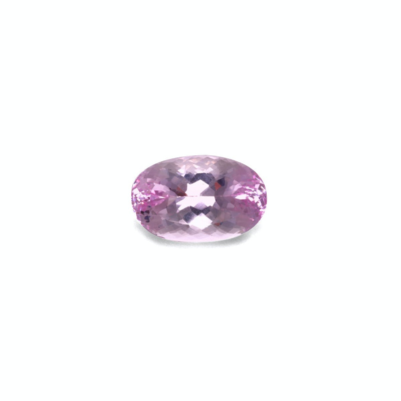 Kunzite taille OVALE Cotton Pink 28.56 carats