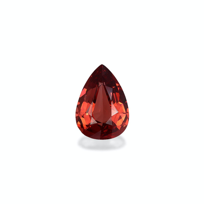 Pear-cut Malaya Garnet Blush Red 8.13 carats