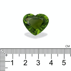 Olijfgroene Paraiba Toermalijn in hartvorm 33.03 karaat