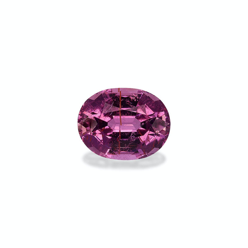 Kupfer-Turmalin lengte OVAL Fuscia Pink 8.06 karaten