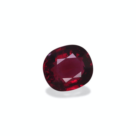OVAL-cut Cuprian Tourmaline Pinkish Red 5.73 carats