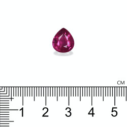 Toermalijn Koper Peer gesneden Magenta Paars 3,19 karaat