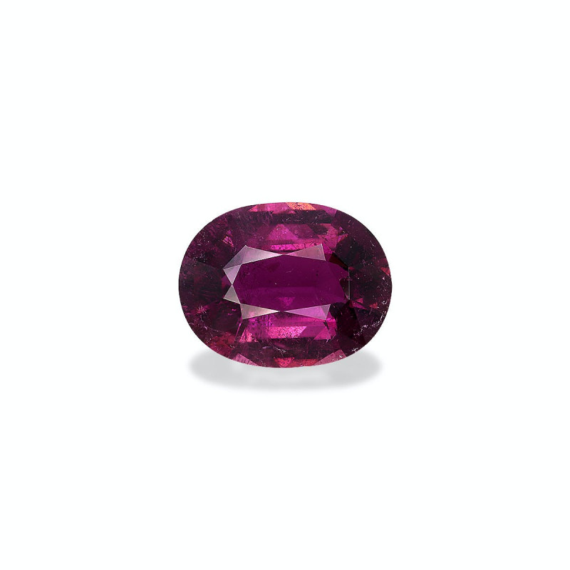 Kupfer-Turmalin lengte OVAL Magenta-Lila 5.52 karaten