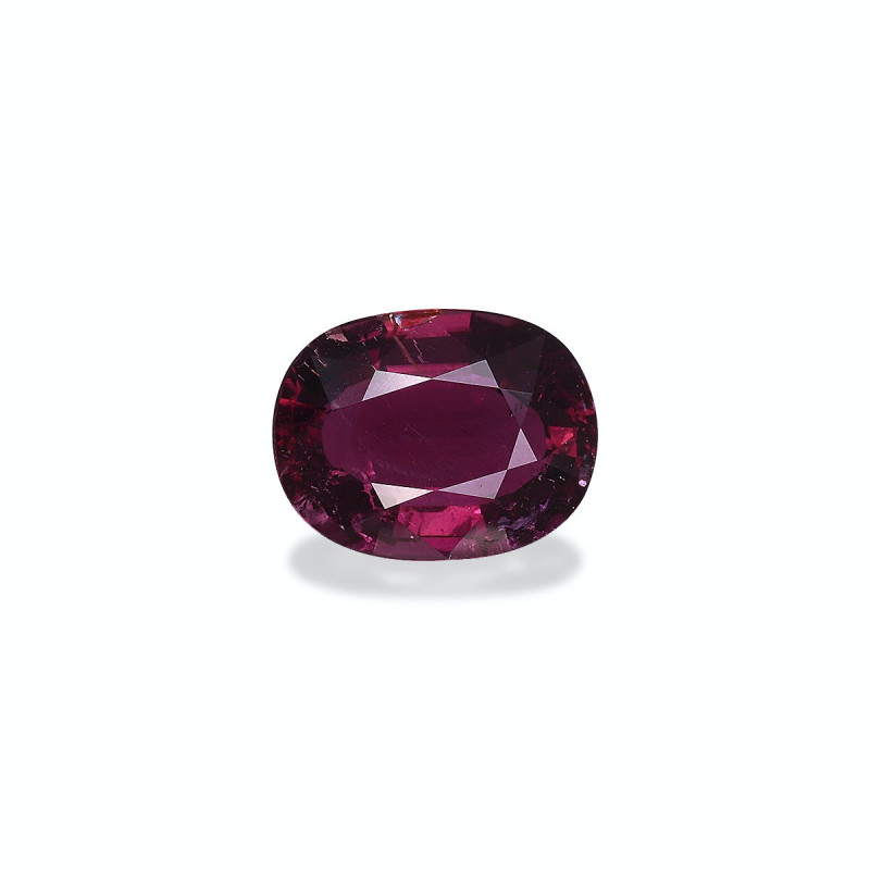OVAL-cut Cuprian Tourmaline Pinkish Red 4.34 carats