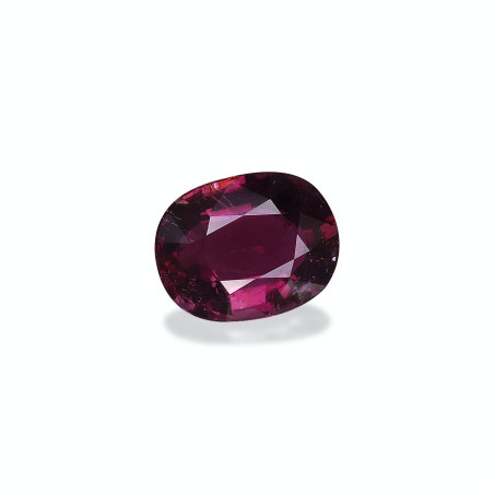 OVAL-cut Cuprian Tourmaline Pinkish Red 4.34 carats