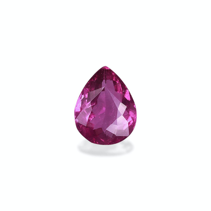 Kupfer-Turmalin lengte Birne Magenta-Lila 2.58 karaten