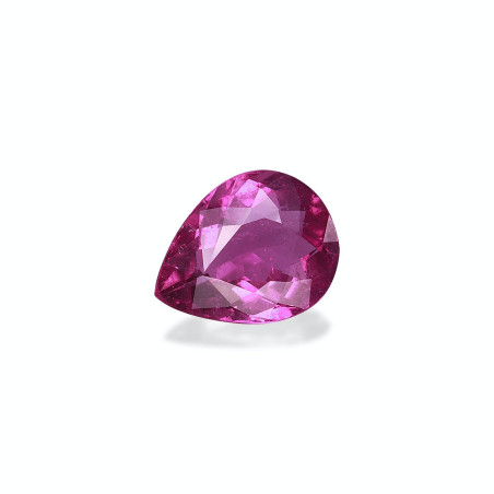 Pear-cut Cuprian Tourmaline Magenta Purple 2.58 carats