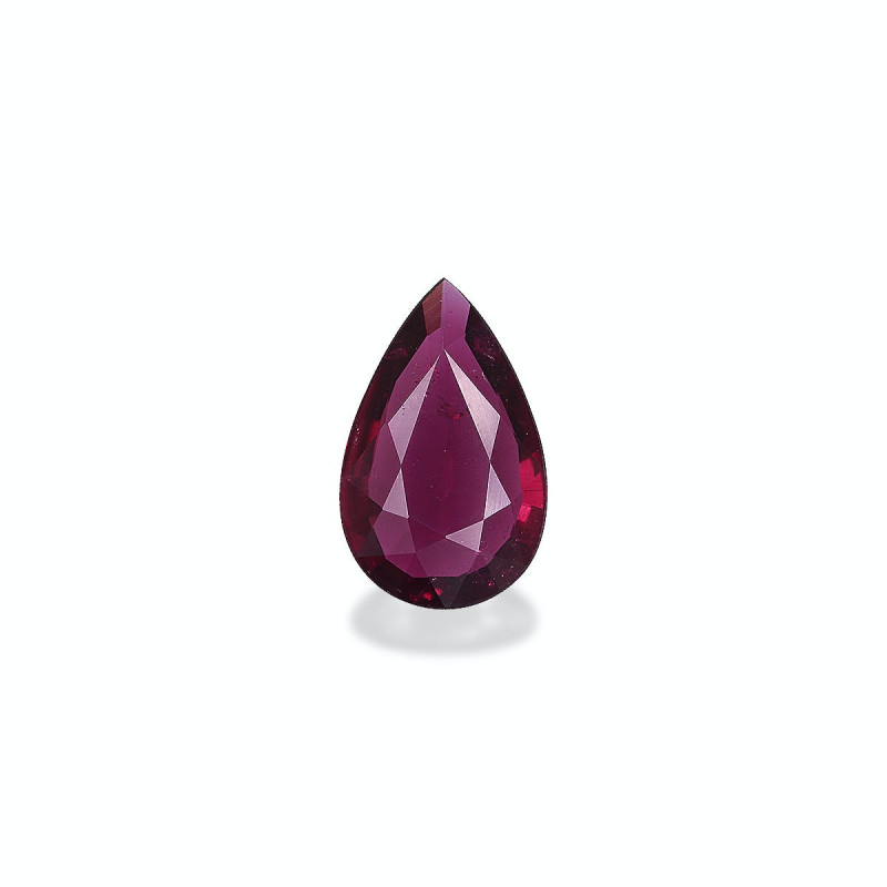 Pear-cut Cuprian Tourmaline Magenta Purple 3.13 carats