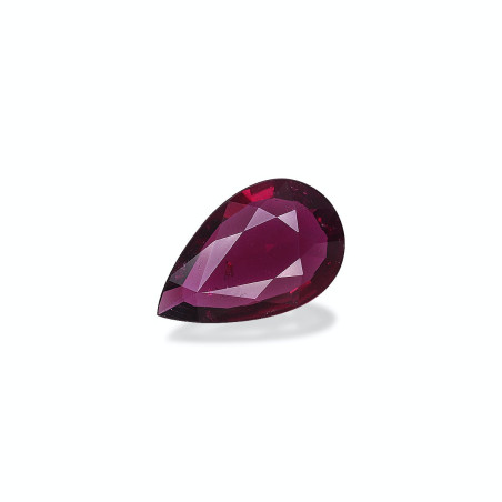 Pear-cut Cuprian Tourmaline Magenta Purple 3.13 carats