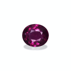 Ovale geslepen Magenta Paarse Koper Toermalijn van 3,74 karaat