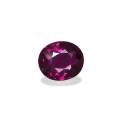 Ovale geslepen Magenta Paarse Koper Toermalijn van 3,74 karaat