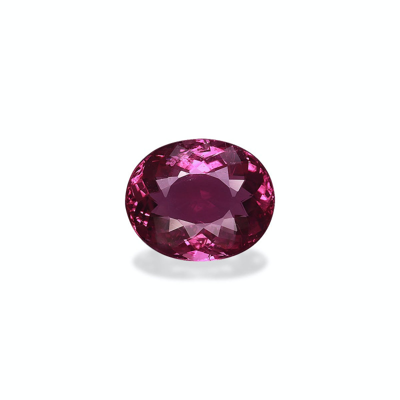 Kupfer-Turmalin lengte OVAL Magenta-Lila 5.67 karaten