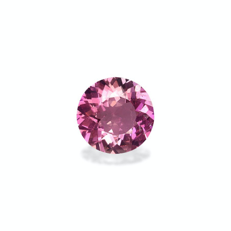 ROUND-cut Cuprian Tourmaline Fuscia Pink 5.22 carats
