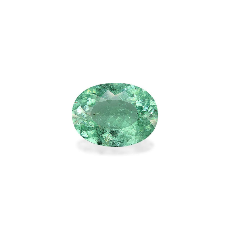 OVAL-cut Paraiba Tourmaline Green 14.11 carats