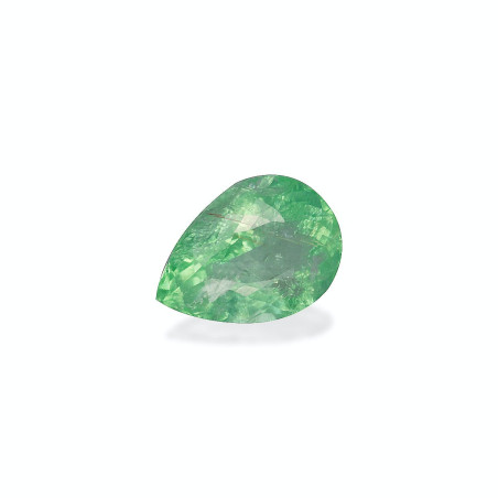 Turmalina Paraiba taille Poire Cotton Green 2.76 carats