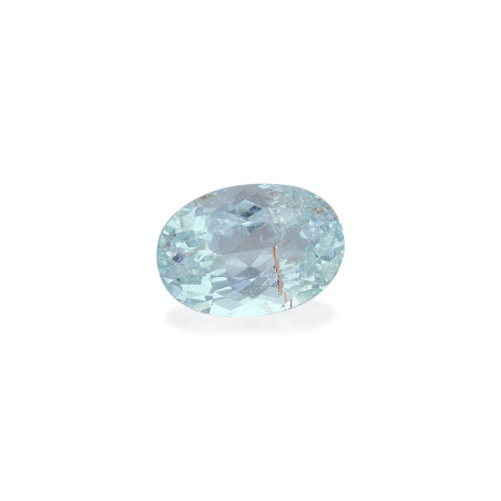 Turmalina Paraiba taille OVALE Bleu Ciel 7.27 carats