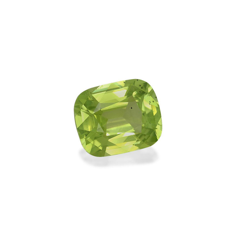 Pierre Précieuse Tsavorite Verte Naturelle - Forme Coussin, 12-13 Carats, Inde, Certifiée