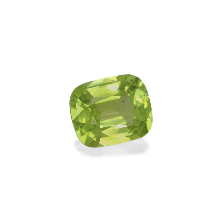 CUSHION-cut Peridot Pistachio Green 4.59 carats