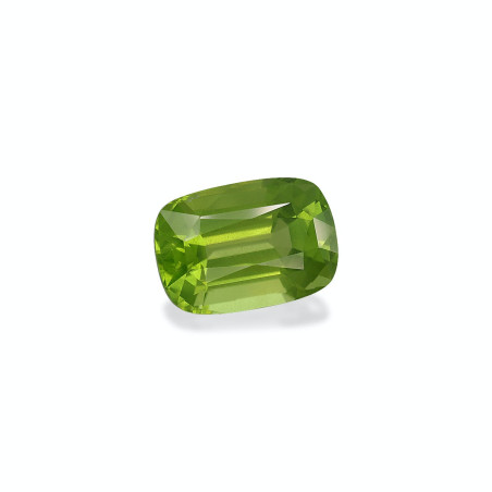 CUSHION-cut Peridot Pistachio Green 8.14 carats