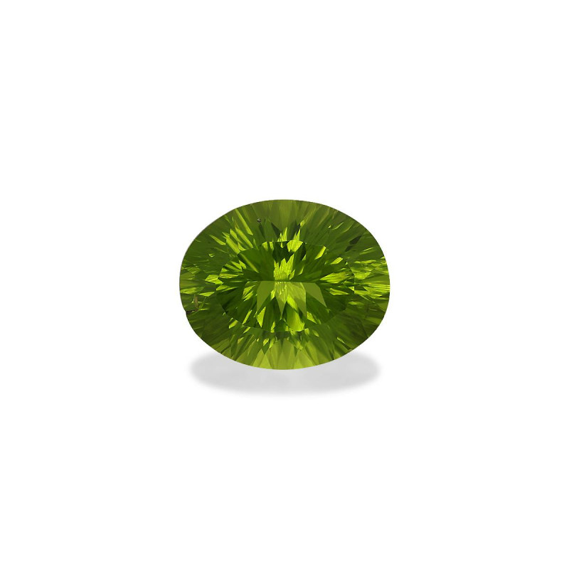 OVAL-cut Peridot Forest Green 8.95 carats