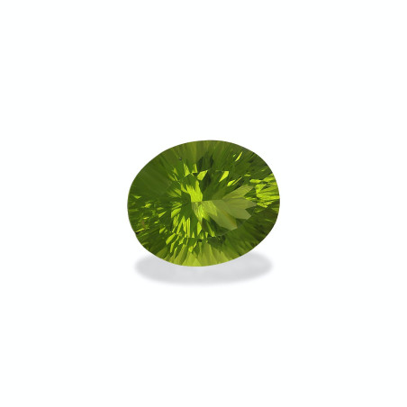 OVAL-cut Peridot Forest Green 8.95 carats