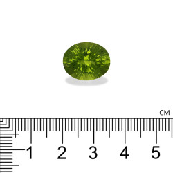 Ovale geslepen Peridot Forest Green 8.95 karaat