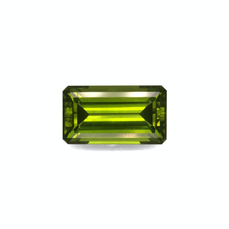 橄榄石 taille 矩形的 森林绿 18.64 carats