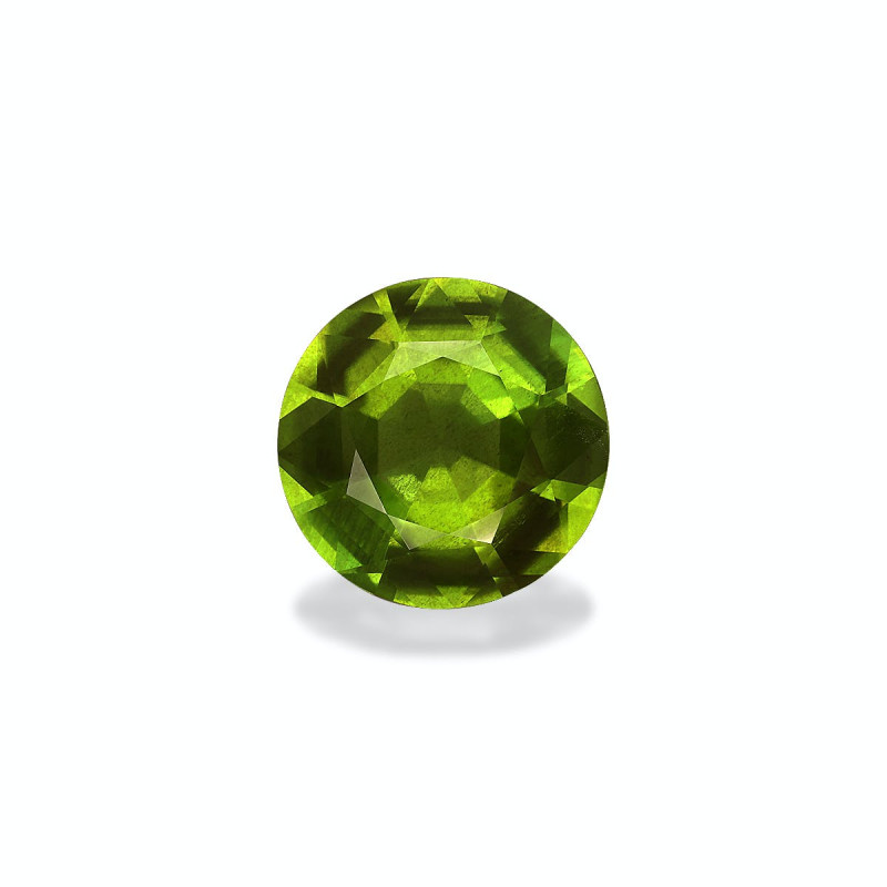 Péridot taille ROND Forest Green 13.29 carats