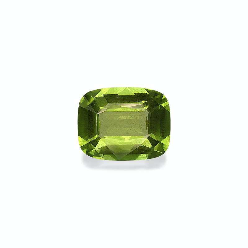 CUSHION-cut Peridot Lime Green 8.85 carats