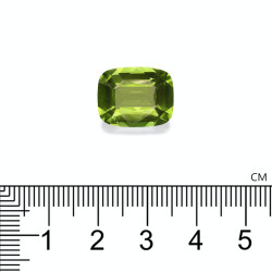 Kussen geslepen Peridot Lime Green 8.85 karaat