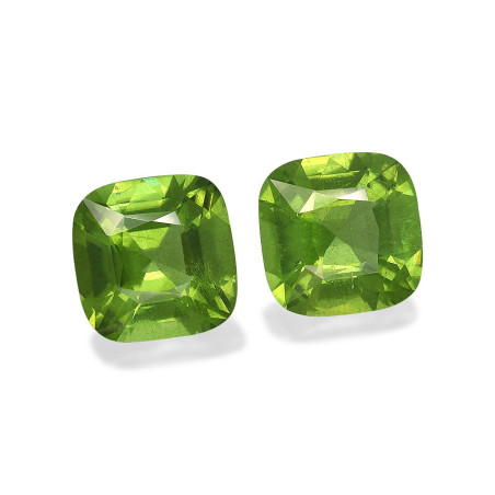 橄榄石 taille 靠垫 森林绿 11.37 carats