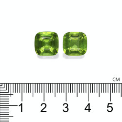 Kussen geslepen Peridot Forest Green 11.37 karaat