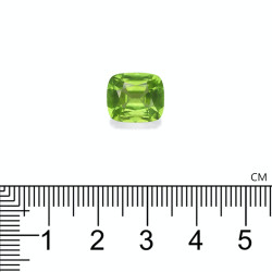 Kussen geslepen Peridot Lime Green 5.53 karaat