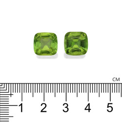 Kussen geslepen Peridot Lime Green 10.55 karaat