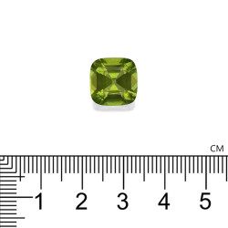Kussen geslepen Peridot Lime Green 5.71 karaat