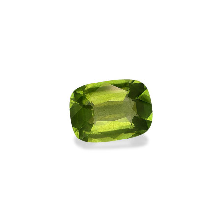 CUSHION-cut Peridot Lime Green 8.04 carats