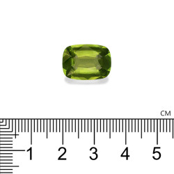 Kussen geslepen Peridot Lime Green 8.04 karaat