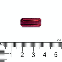 Rechthoekig geslepen roze toermalijn Rosewood Pink 9,94 karaat